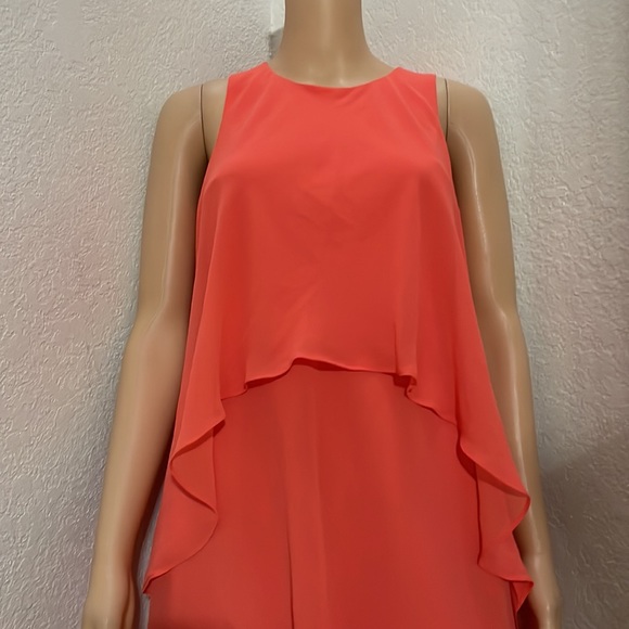 Lauren Ralph Lauren Petite Layered Georgette Dress - Picture 7 of 9